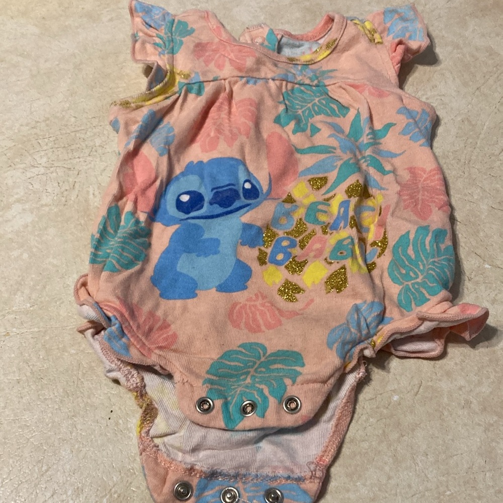Disney Baby 9-12 months Stitch onesie - Picture 4 of 6